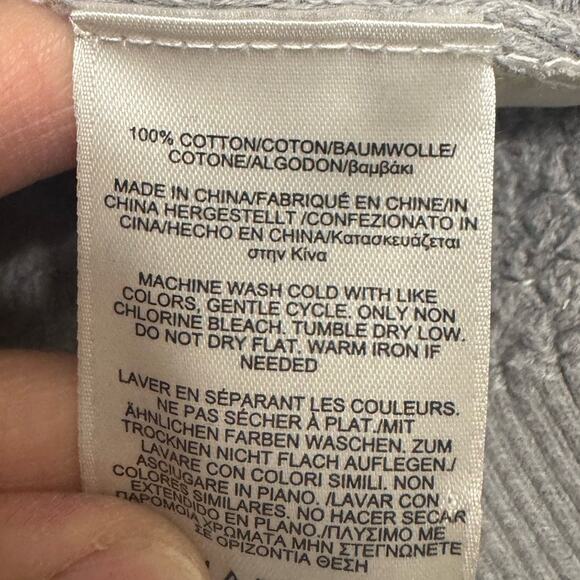 Brooks Brothers Gray Cotton Scoop Neck Sweater Long Sleeve Womens Small - Picture 3 of 4